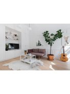 RÓZSASZÍN FÜLŰ KUTYA - sorszámozott művészi nyomat