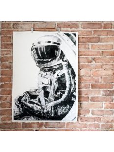 ŰRHAJÓS KISLÁNY - sorszámozott művészi nyomat